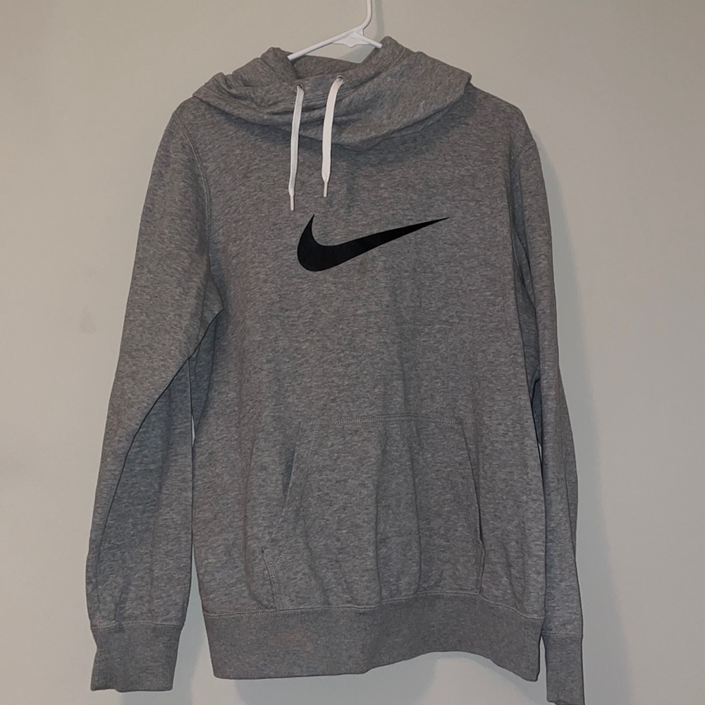 Nike Grey Cowl Neck Hoodie